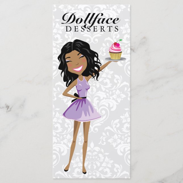 311 Dollface Desserts Ebonie Damask Menu (Front)