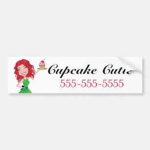 311 Dollface Desserts Rubie Bumper Sticker
