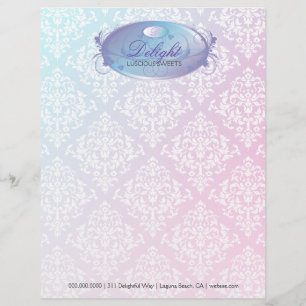 311-Dreamy Purple Delight Letterhead