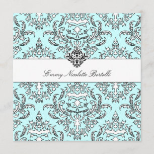 311-Emmy Sky Damask Invitation