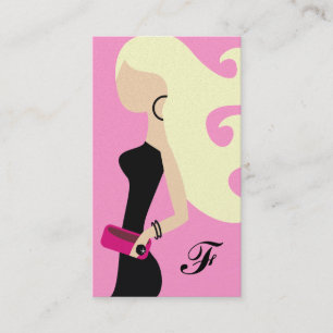 311 Fashionista Platinum Blonde Business Card
