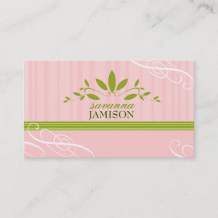 311-FRESH GARLAND PINK BUSINESS CARD