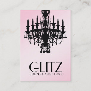 311 Glitz Boutique Pink Shimmer Business Card