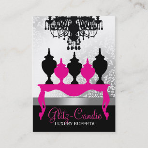 311 Glitzie Candie Pink Table Business Card