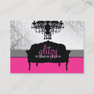 311 Glitzy Boutique Interiors Business Card