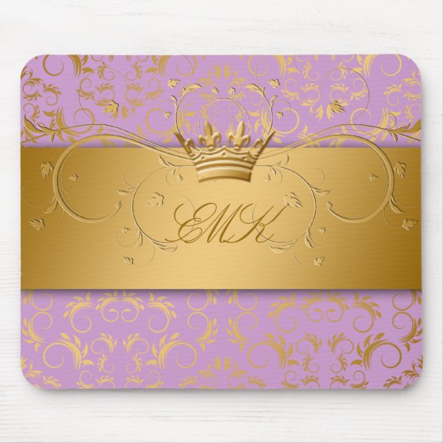 311-Golden diVine Lavender Brulee mousepad (Front)