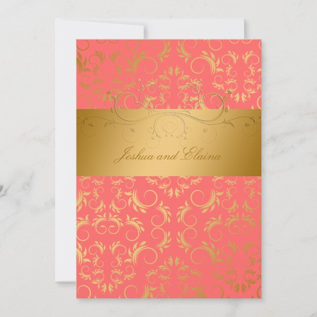 311-Golden diVine | Mango Invitation (Front)