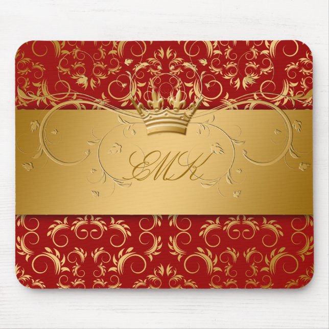 311-Golden diVine Sweet Cherry Red mousepad (Front)