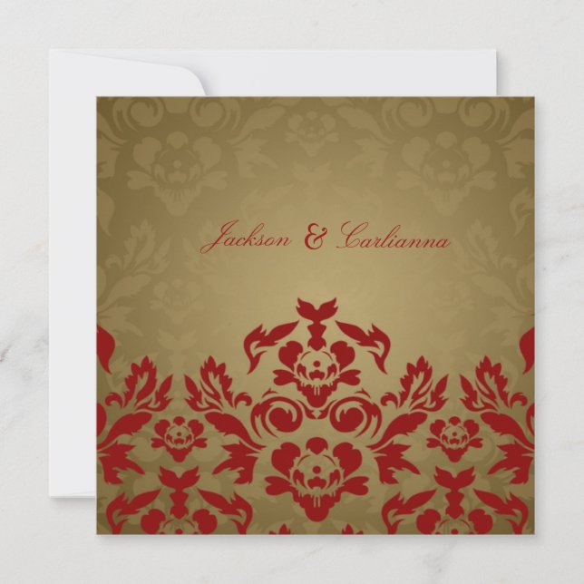 311-Golden Flame Square Invite (Front)