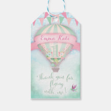 311 Hot Air Balloon Tag Thank you Tag
