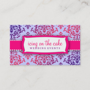 311 Icing on the Cake Pink Lavender 2 Business Card