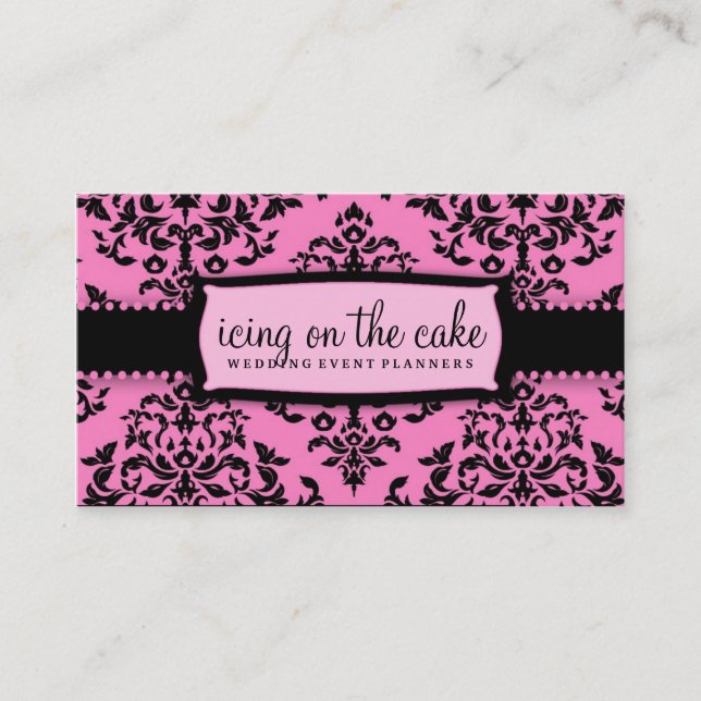 311 Icing on the Cake Pink Liquorice Business Card (Front)