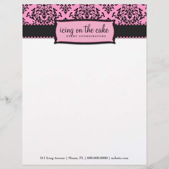 311-Icing on the Cake Pink Liquorice Letterhead (Front)