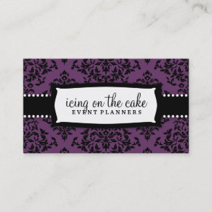 311-Icing on the Cake Purple Business Card