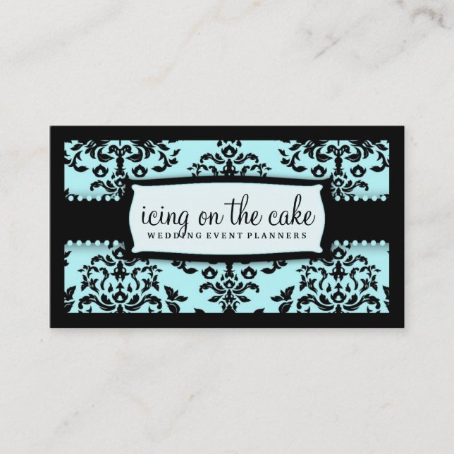 311 Icing on the Cake Something Blue Business Card (Front)