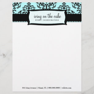 311 Icing on the Cake Something Blue Customised Letterhead