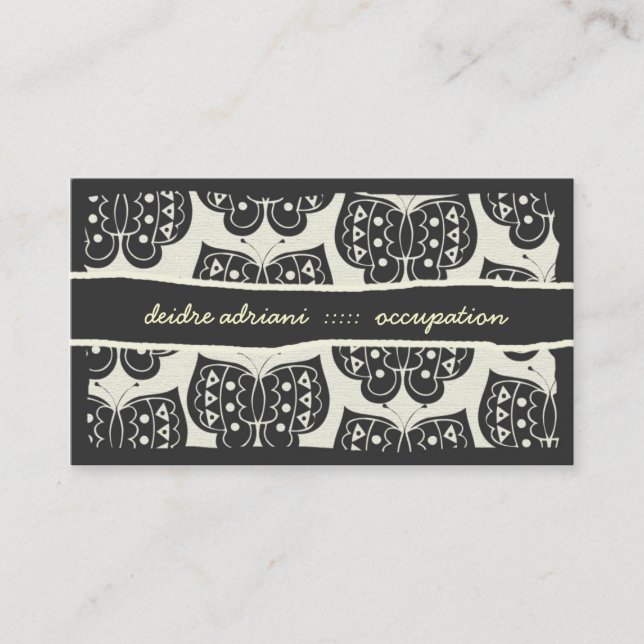 311 IN THE SKY BUTTERFLY BUSINESS CARD (Front)