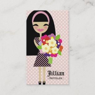 311 KILA FLOWER & BUTTERFLY INTERCHANGEABLE HAIR BUSINESS CARD