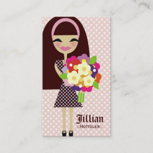 311 KILA FLOWER & BUTTERFLY INTERCHANGEABLE HAIR BUSINESS CARD