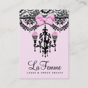 311 La Femme Cakes Pink Deux Business Card