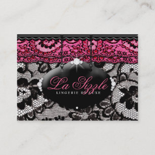 311 Lace de Luxe Pink Business Card