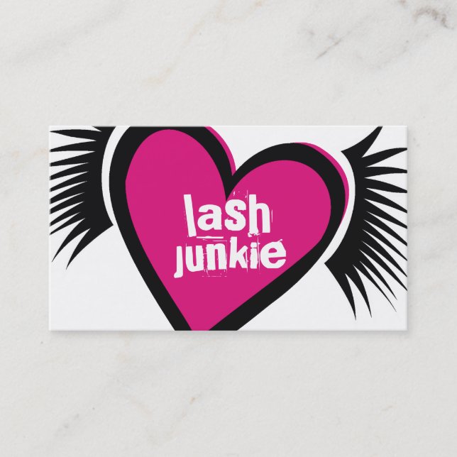 311-Lash Junkie Appointment Card (Front)