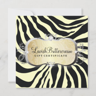 311 Lavish Buttercream Zebra Gift Certificate