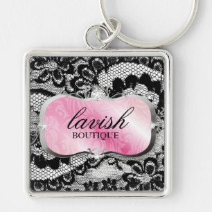 311 Lavish Pink Platter & Lace Key Ring