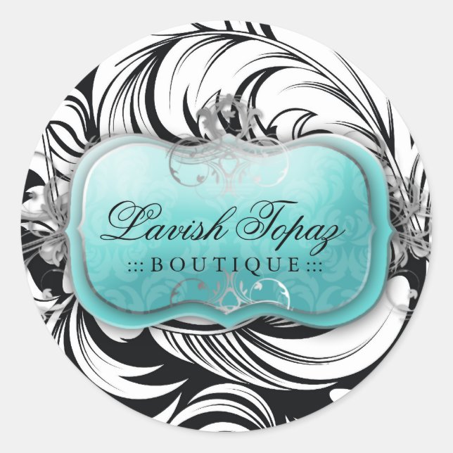 311 Lavish Pink Platter Silver Stickers (Front)