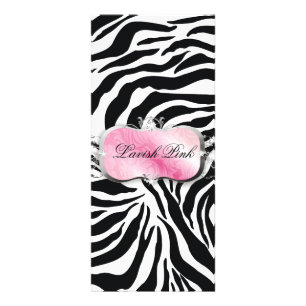 311 Lavish Pink Platter Zebra Price List Rack Card