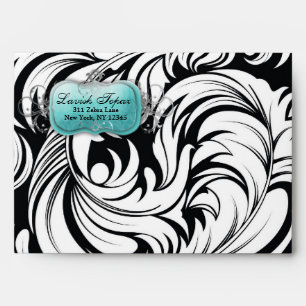 311-Lavish Topaz Envelope   Black