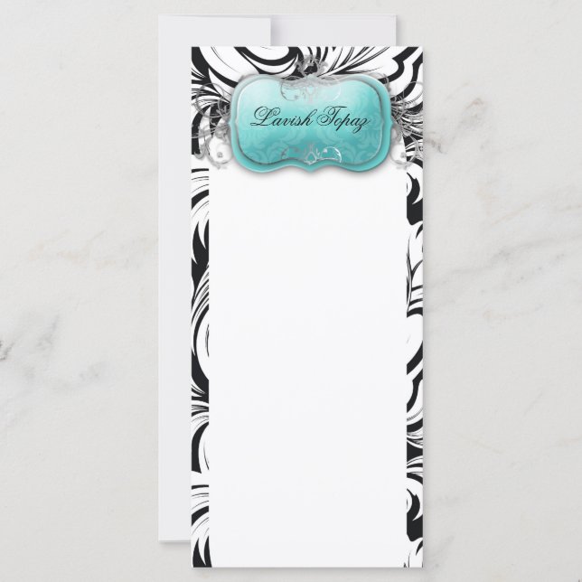 311 Lavish Topaz Rack Card Black (Front)