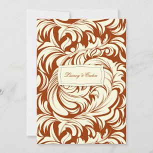 311-Lavishly Lainey Burnt Sienna Invitation