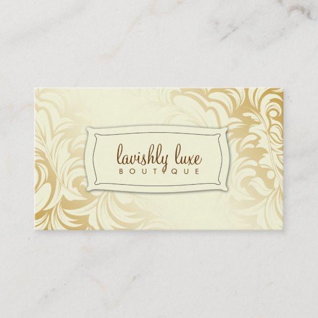 311 Lavishly Lainey Toasted Almond Business Card (Front)