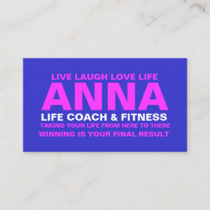 311 Life Coach Trainer Etc. Business Card