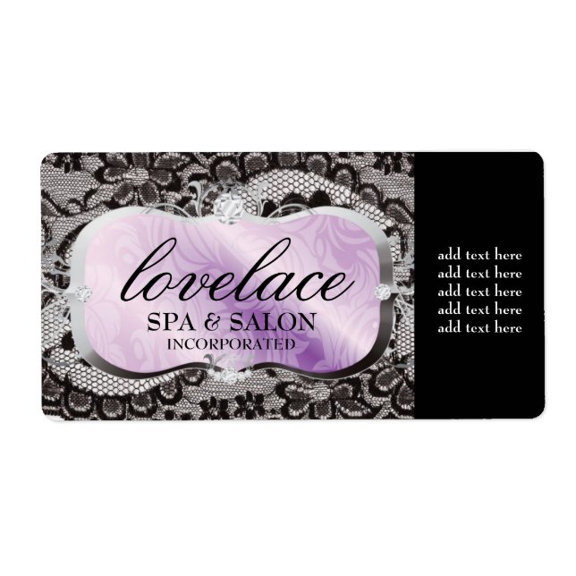 311 Love Lace Lavender Platter (Front)