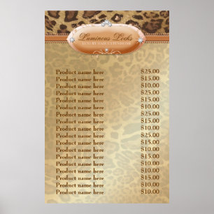 311 Luminous Leopard Poster