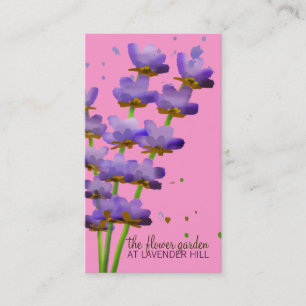 311-Luxuriant Lavender   Pink Business Card