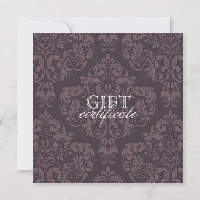 311 Luxuriously Purple Grey Certificate (Front)