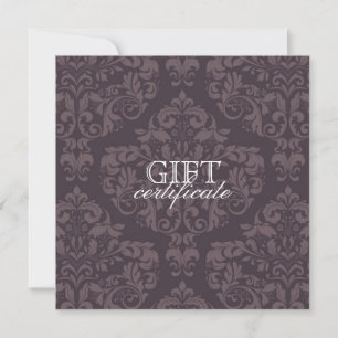 311 Luxuriously Purple Grey Certificate