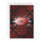 311-Luxuriously Red Liquorice Damask Invitation