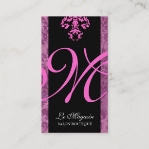 311-Marley Monogram Pink Too Business Card