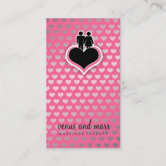 311 Marriage Therapist Pink Business Card