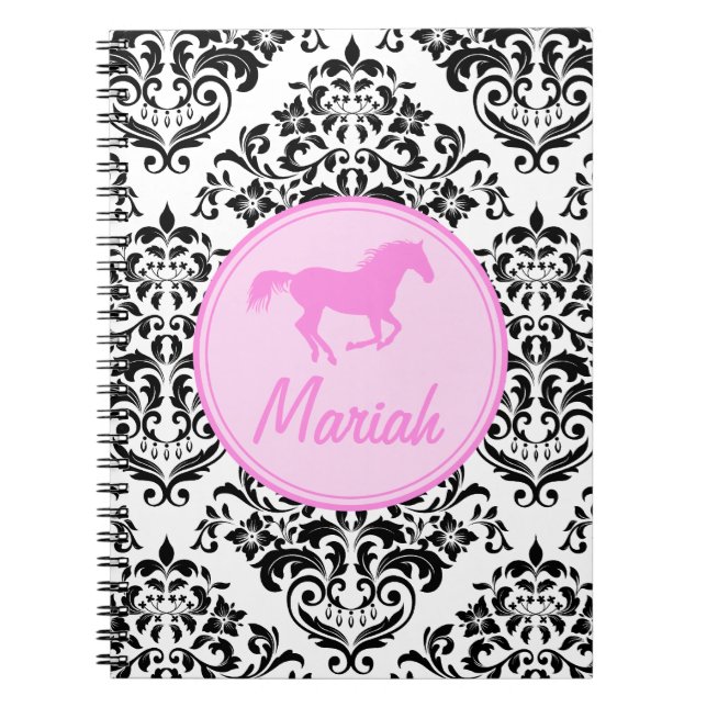 311 Miss Priss Horse Spiral Notebook (Front)