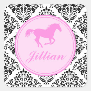 311 Miss Priss Horse Square Sticker