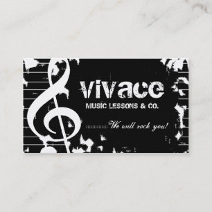 311-MUSICAL MAESTRO - GRUNGE BUSINESS CARD