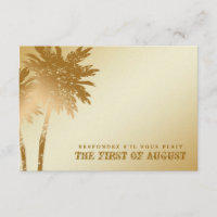 311-Paradise Found RSVP | Golden Palms Metallic