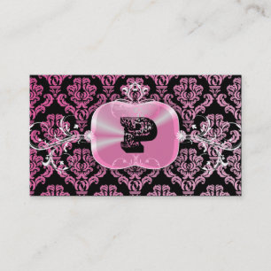 311-Pink Decadence   Noir Business Card