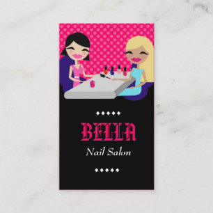 311-PINK ROUGE NAIL SALON BUSINESS CARD