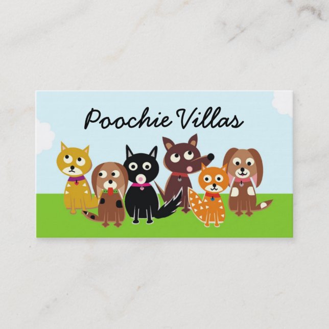 311 Poochie Villas Business Card (Front)